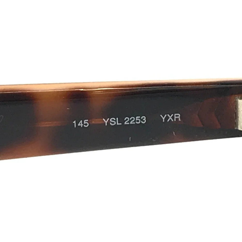 Yves Saint Laurent Eyeglasses Frames YSL2253 YXR Brown Tortoise 51-18-145